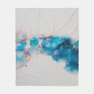 Alcohol Ink Art. Abstract painting. Alcohol Ink ba Fleecefilt