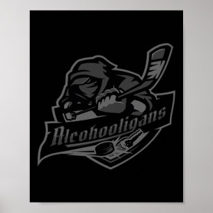 Alcohooligans Blackout Edition All Star Ishockey Poster