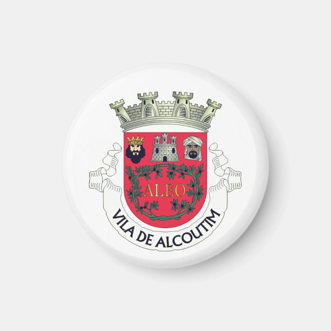 Alcoutim vapen, Portugal Magnet (Framsidan)