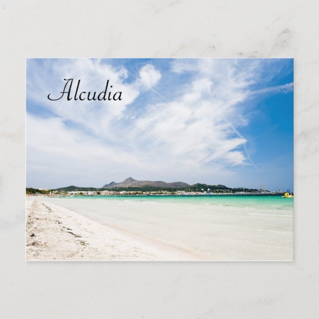 Alcudia strand vykort (Framsida)