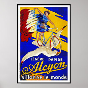 Alcyon Cycles - Fransk Vintage Cycle Art Poster