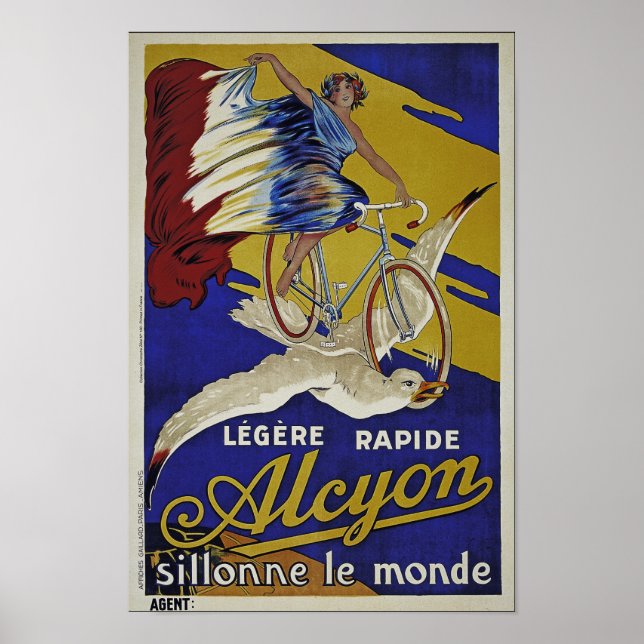 Alcyon Cycles - Quality Reproduction - Unrestore Poster (Framsidan)