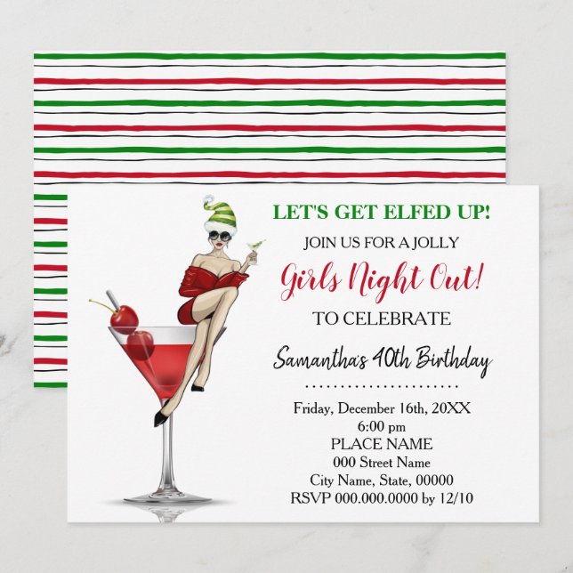 Åldagsmorgonen Låt oss upp dig Inbjudningar (Fram/baksida)