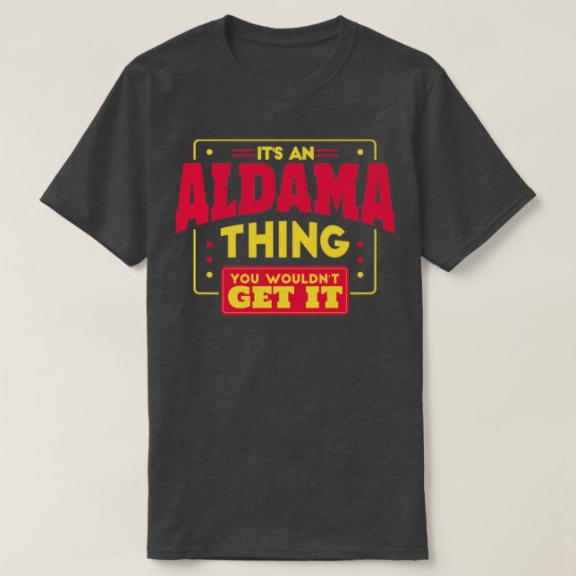 Aldama T Shirt (Design framsida)