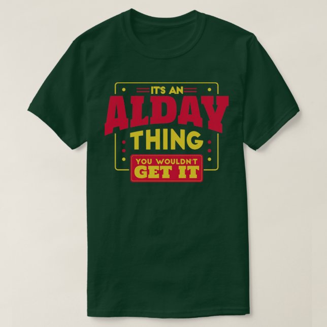 Alday T Shirt (Design framsida)