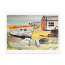 Aldeburgh, Båt på strand – Kustkonst