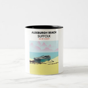 Aldeburgh Beach Suffolk  Två-Tonad Mugg