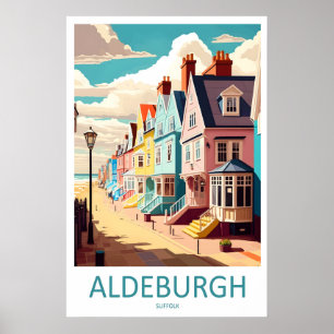 Aldeburgh Vintage Resa Affisch Ski Nationalpark