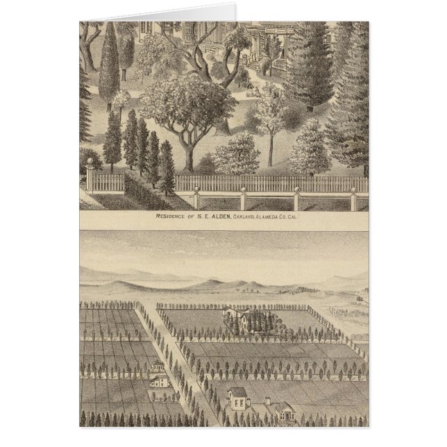 Alden Bostad, Harmon Tract Hälsningskort (Framsidan)