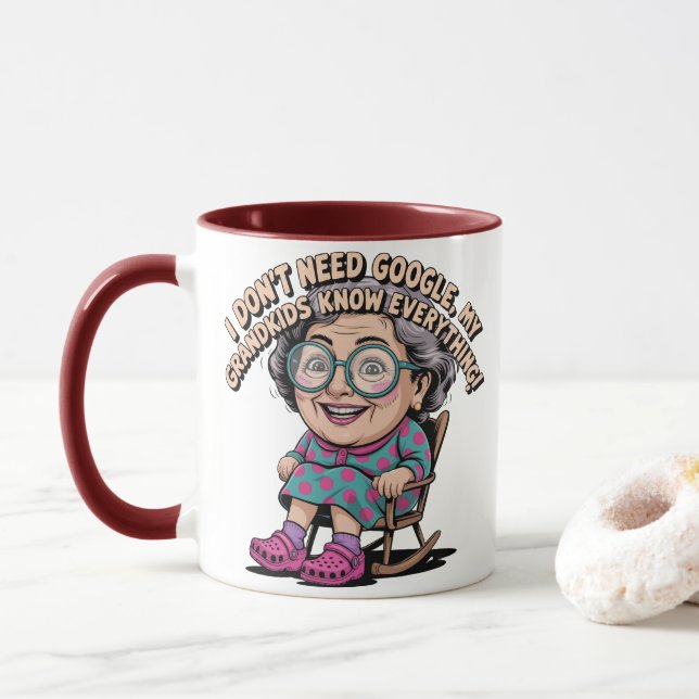 Ålder 11 oz kaffe Mugg (Med munk)