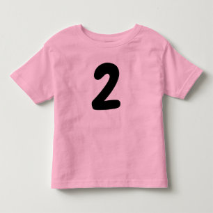 Ålder 2 småbarn 2-års födelsedags T-shirt