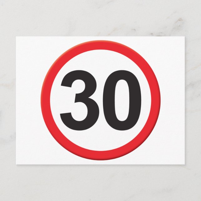 Ålder 30 vykort (Framsida)