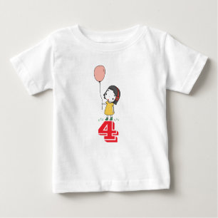 ÅLDER 4 (FYRA) GIRLS KIDS T-SHIRTS