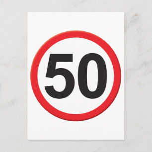 Ålder 50 vykort