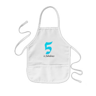 Ålder 5 år Ålder Ålder Ålder 5 Teal Blue Barnförkläde