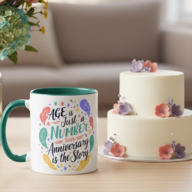 Ålder är bara ett nummer Mugg (Skapare uppladdad)