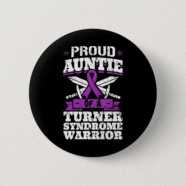 Ålder av Turner Syndrome Warrior Ts Awareness A Knapp (Framsida)