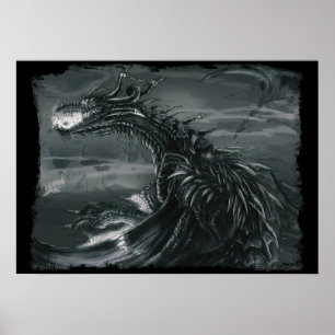 Älder Dragon Stigning Poster