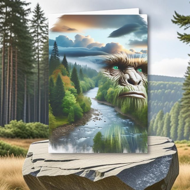 Ålder Elak inte kvadratisk | Funny Birthday Bigfoo Kort (Skapare uppladdad)