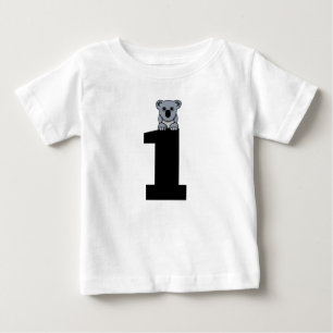 Ålder ett (1) år Koala Bear T-Shirts