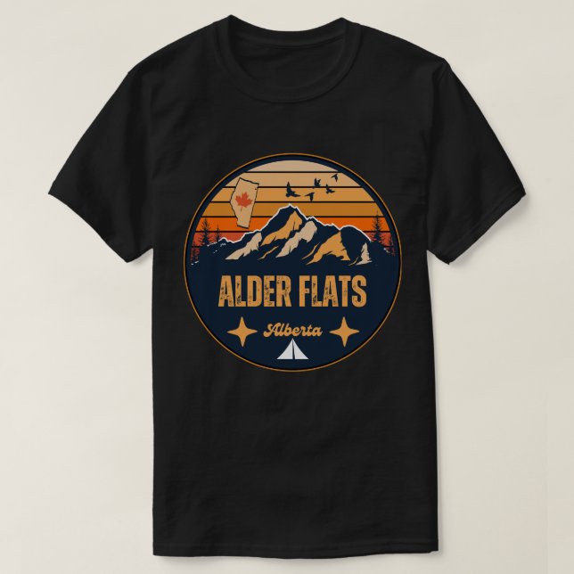 Alder Flats, Alberta T Shirt (Design framsida)