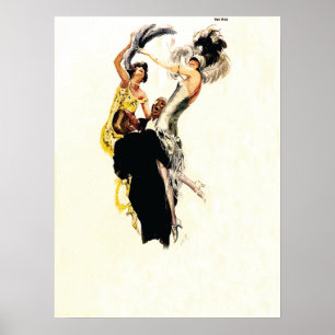 Ålder för art déco20-talJazz Poster