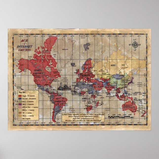 Ålder för Internetanvändare Poster (Framsidan)