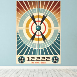 Ålder för kärnkraft i mitten av århundradet canvastryck