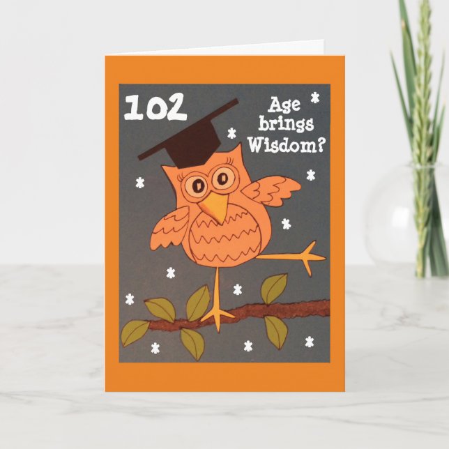 Ålder ger Wisdom-kort Kort (Framsida)