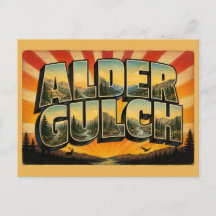 Alder Gulch Montana Floddal Bergsskog