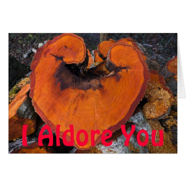Alder Heart - kort (Framsidan Horizontal)