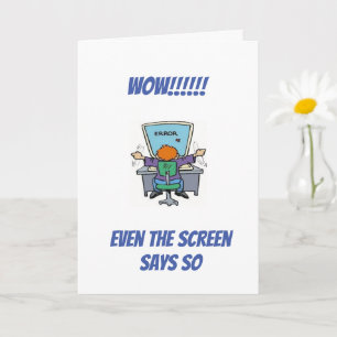 **ÅLDER HUMOR/DU SER BRA FÖR DITT ÅLDER** KORT