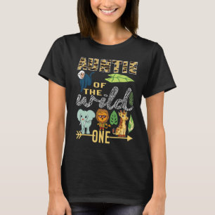 Ålder i Vild ett zoo 1:a födelsedagen Safari Jun T Shirt