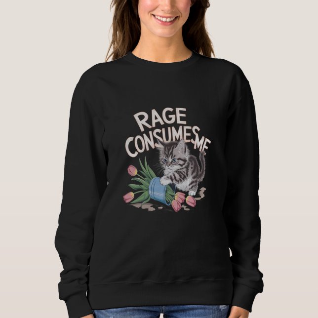 Ålder konsumerar mig feldoseringsgrafik för matblo t shirt (Framsida)