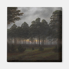 Ålder liggande (av Caspar David Friedrich) Magnet