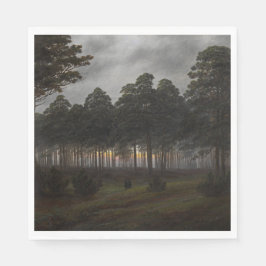 Ålder liggande (av Caspar David Friedrich) Pappersservett