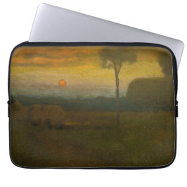 Ålder liggande av George Inness (1889) Laptop Fodral