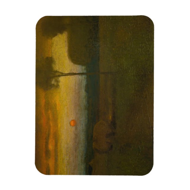 Ålder liggande av George Inness (1889) Magnet (Vertikal)