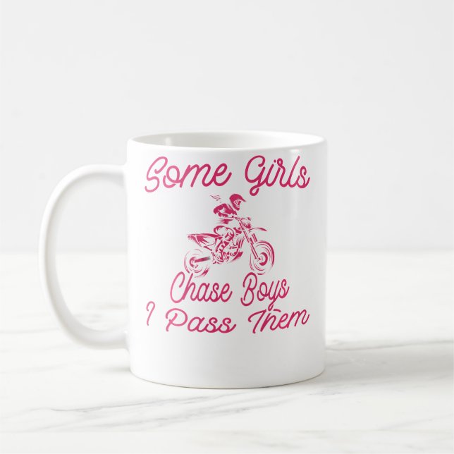 Ålder Motocross-racing Motorcykel Kaffemugg (Vänster)