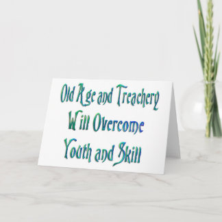 Ålder och förräderi kort