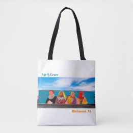 Ålder och respit/Circle Center 2-sidig Tote Tygkasse