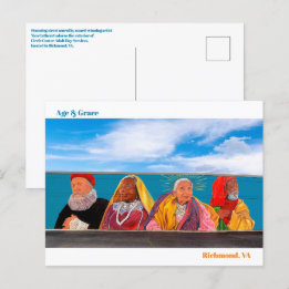 Ålder och respitkort vykort