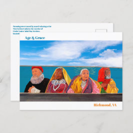 Ålder och respitkort vykort