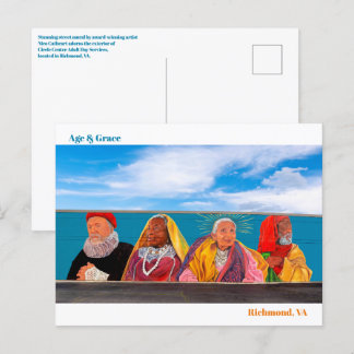 Ålder och respitkort vykort