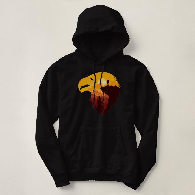 Ålder och vackert landskap t shirt (Design framsida)