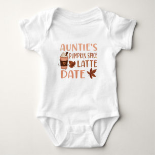 Ålder Pumpkin Spice Latte Date, Moster Baby Shower T Shirt