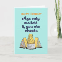 Ålder spelar bara roll om du är Cheese Funny Birth