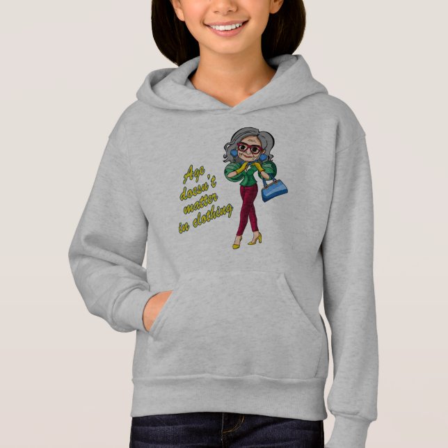 Ålder spelar ingen roll i kläder t shirt (Framsida)