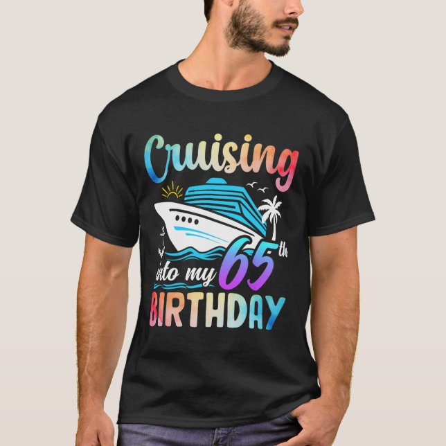 Ålder till min 65e födelsedag 65 år t shirt (Framsida)