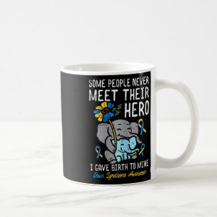 Ålder till min Hero Down-syndrom Medvetenhet om Ma Kaffemugg
